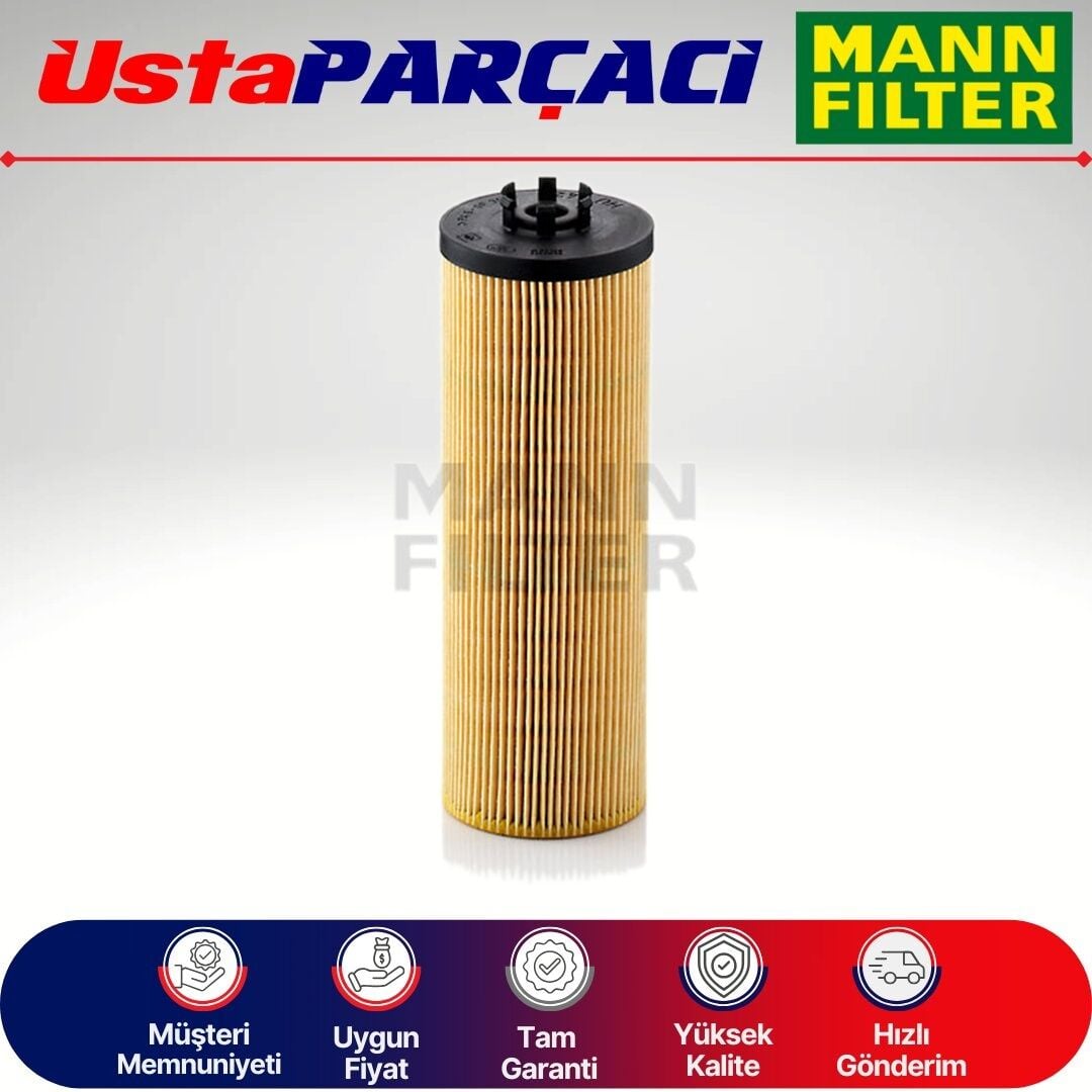 Mann-Filter Skoda Superb 1.9 Tdi Yağ Filtresi 2003-2009 HU842X 59115562