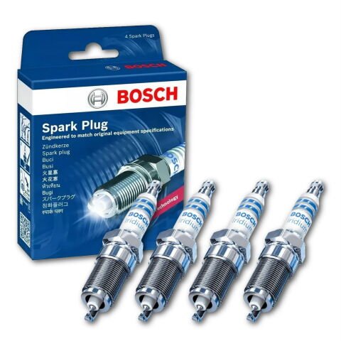 Bosch Fiat Grande Punto 1.4 16V 2005-2019 LPG İridyum Buji Takımı