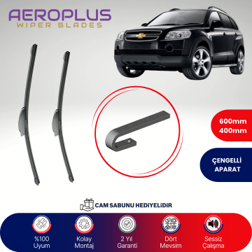 Aeroplus Chevrolet Captiva 2006-2018 Muz Silecek Takımı