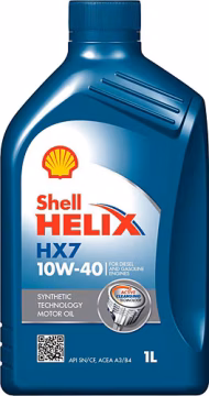 Shell Helix HX7 10W-40 Sentetik Motor Yağı 1 L