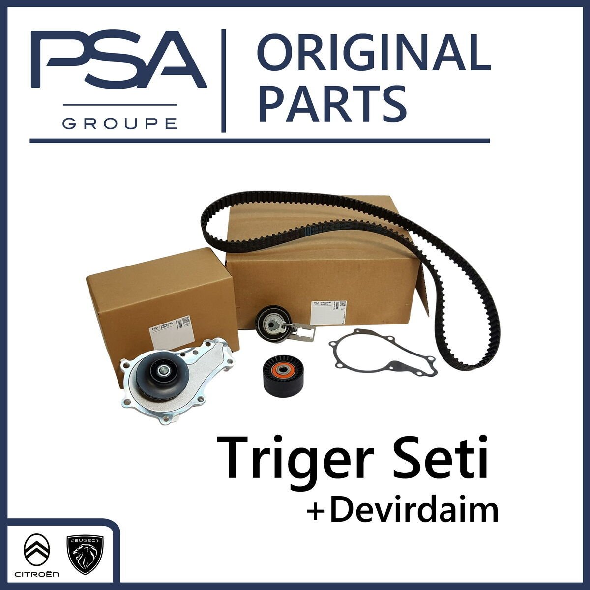 PSA Original Peugeot 3008 1.6 HDi / BlueHDi Euro6 Triger Seti Devirdaimli