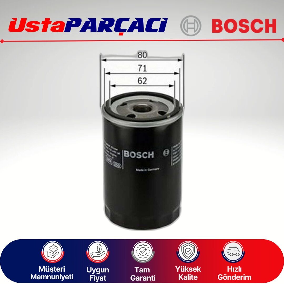 Bosch Yağ Filtresi 0451103314 P3314 035115561G