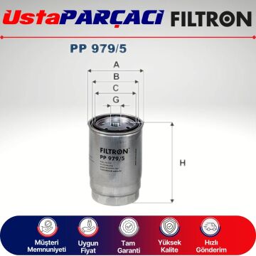 Filtron Yakıt Filtresi PP979/5 77367412