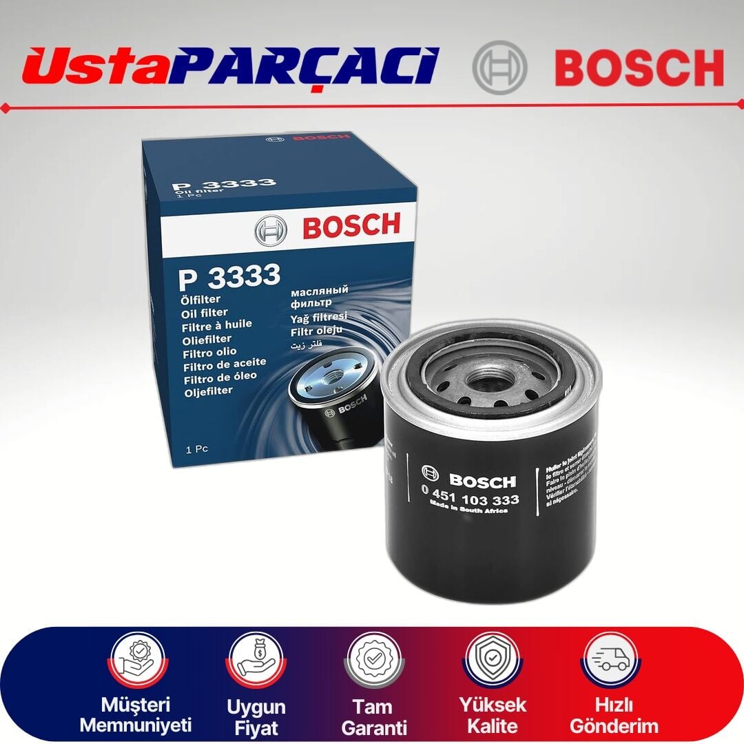 Bosch Yağ Filtresi 0451103333 P3333 04884899AB