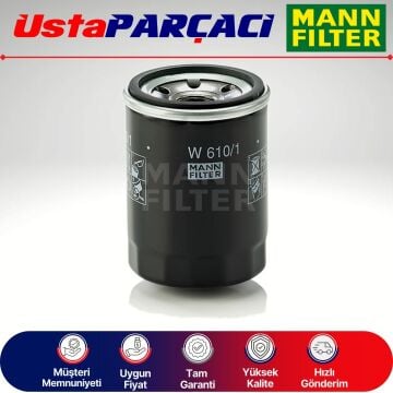 Mann-Filter Suzuki Vitara 1.6 Benzinli Yağ Filtresi 2016-2020 W6101 311159A1