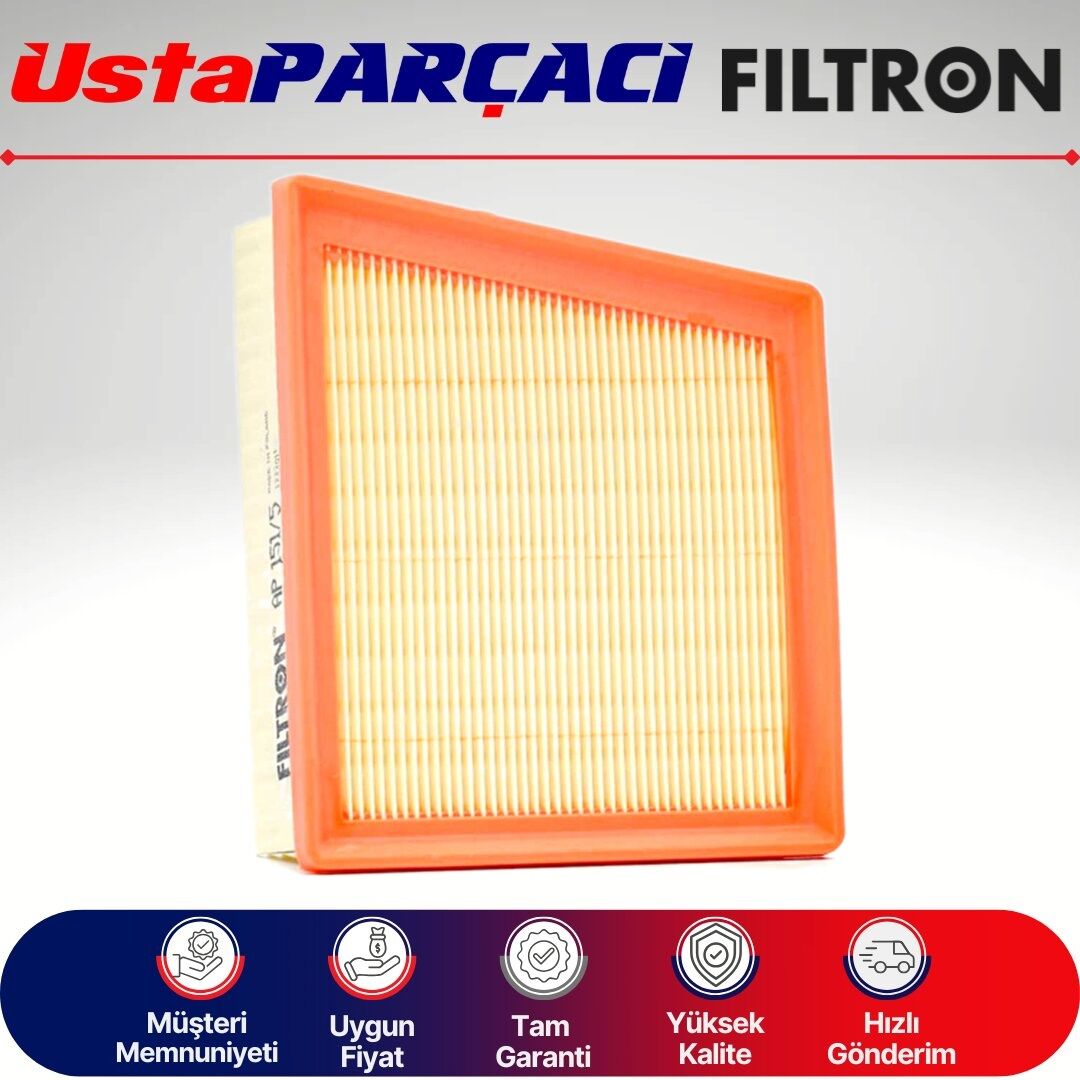 Filtron Ford Courier 1.5 Tdci Hava Filtresi 2014-2017 AP151/5 8V219601AA