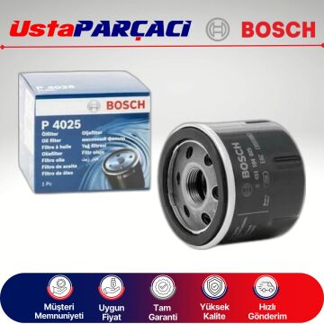 Bosch Yağ Filtresi 0451104025 P4025 8200257642
