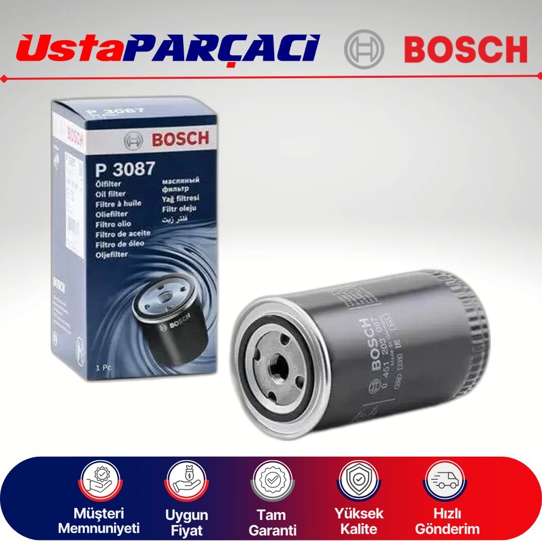 Bosch Yağ Filtresi 0451203087 P3087 1328162