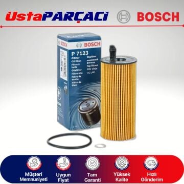 Bosch Toyota Avensis 1.6 D4D Dizel Yağ Filtresi 2015-2018 F026407123 P7123 11428507683