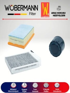Wöbermann Renault Clio 3 1.5 Dci Filtre Bakım Seti 2005-2012 3KP