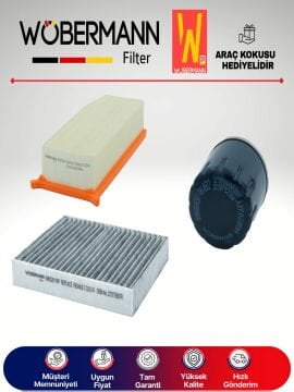 Wöbermann Renault Clio 4 1.5 Dci Filtre Bakım Seti 2012-2016 3KP