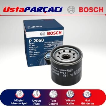 Bosch Yağ Filtresi 0986452058 P2058 96570765