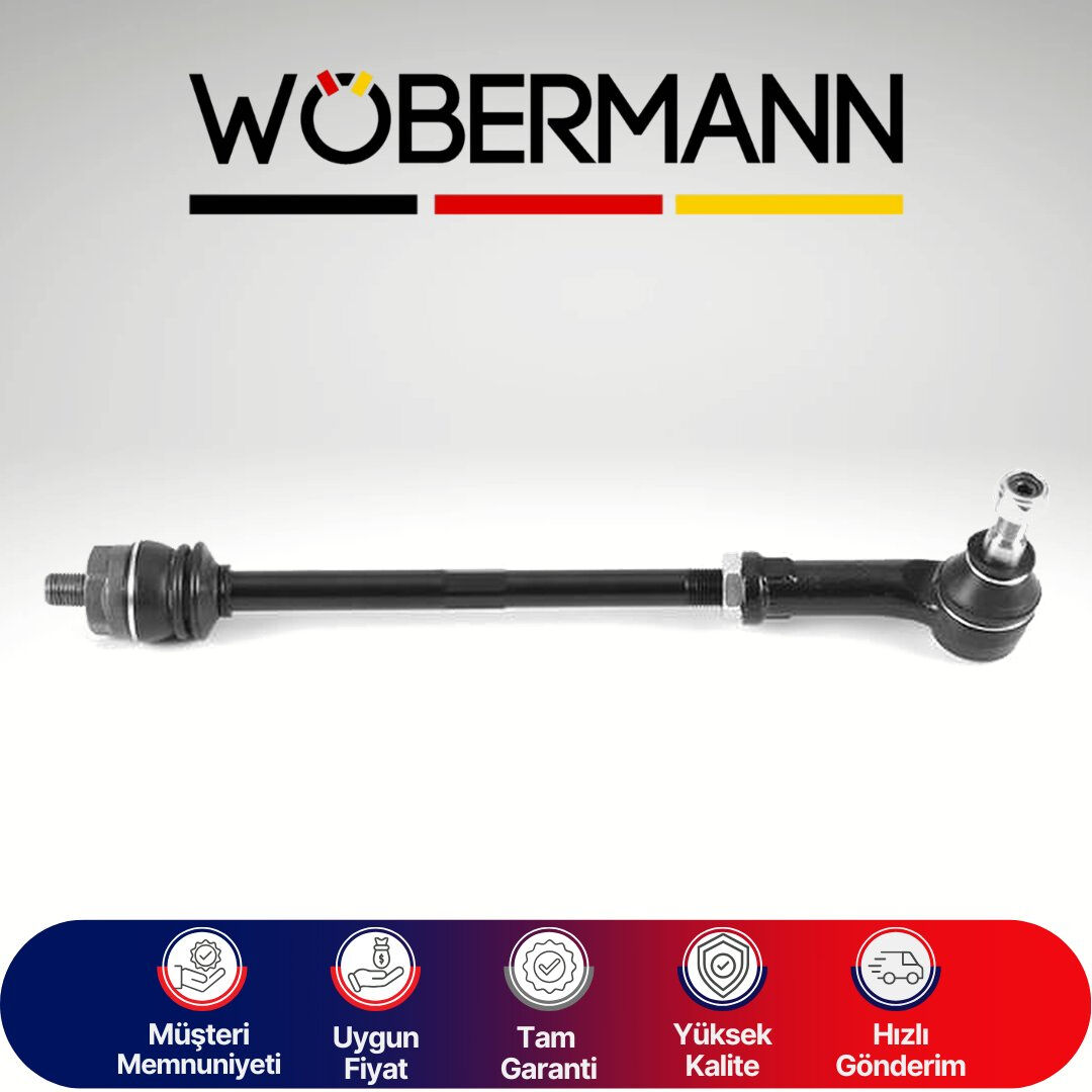 Wöbermann VW Transporter 4 Koruklu Rot Takımı (Rot Başı+Rot Mili) 702419804C, 701419803E