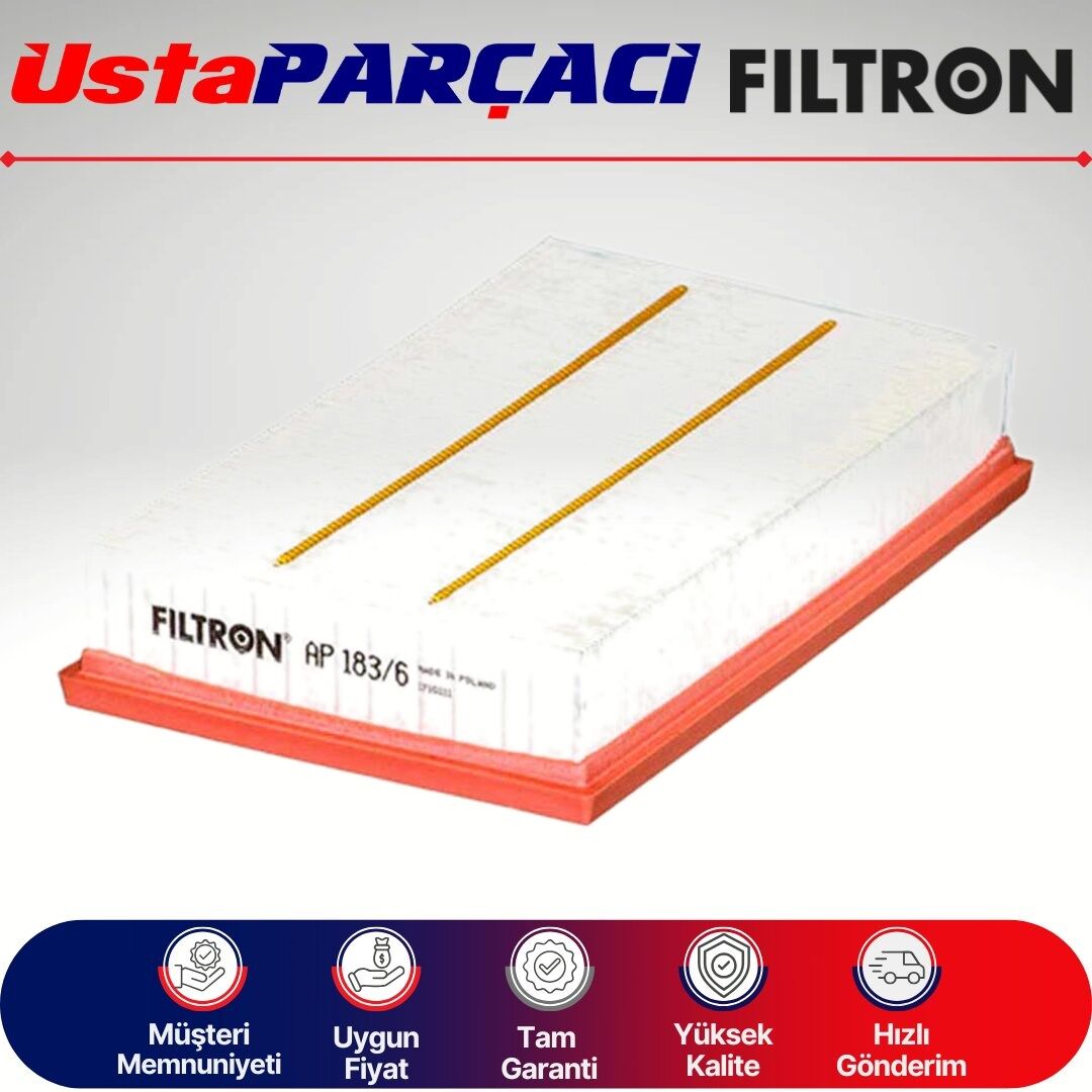Filtron VW Golf 8 1.5 Etsi Hava Filtresi 2021-2026 AP183/6 5Q0129620E