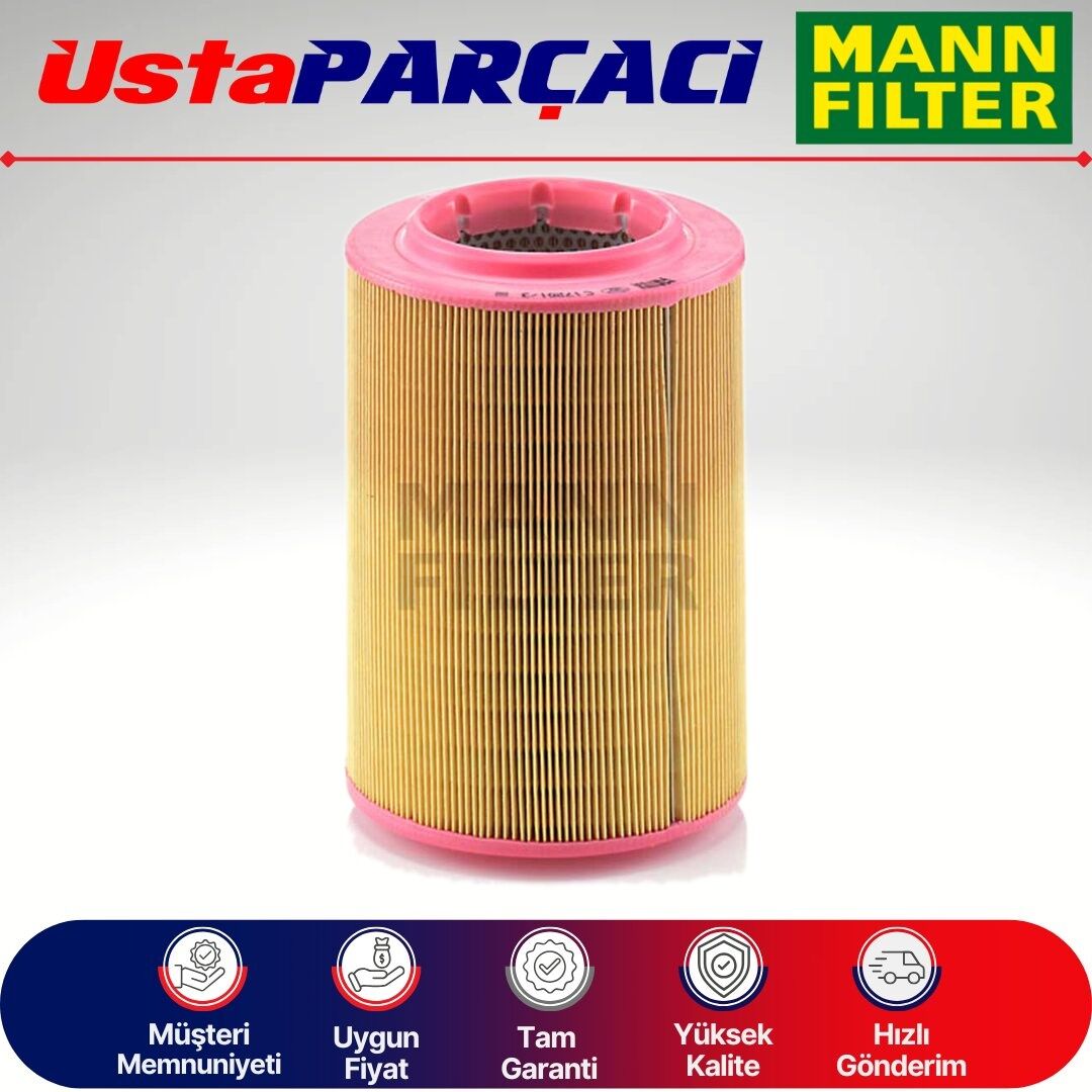Mann-Filter VW Transporter T4 2.5 Tdi Hava Filtresi 1997-2003 C17201/3 44129620