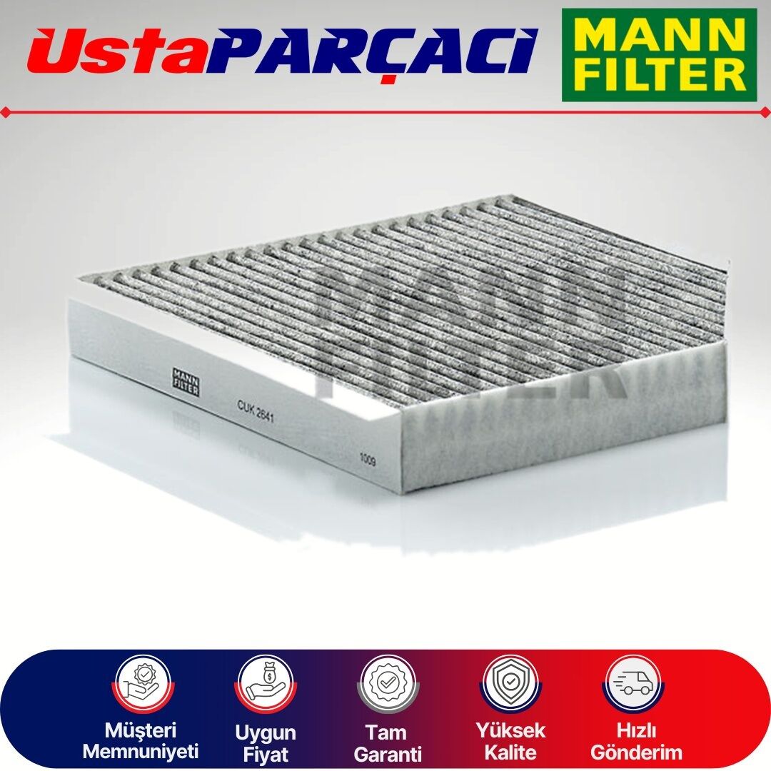 Mann-Filter Audi A6 Karbonlu Polen Filtresi 2011-2018 CUK2641 4H0819439