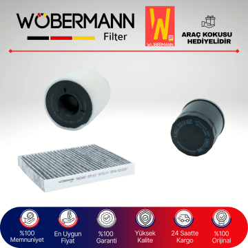 Wöbermann Seat İbiza 1.2 Tsi Filtre Bakım Seti 2011-2014 3KP CBZ