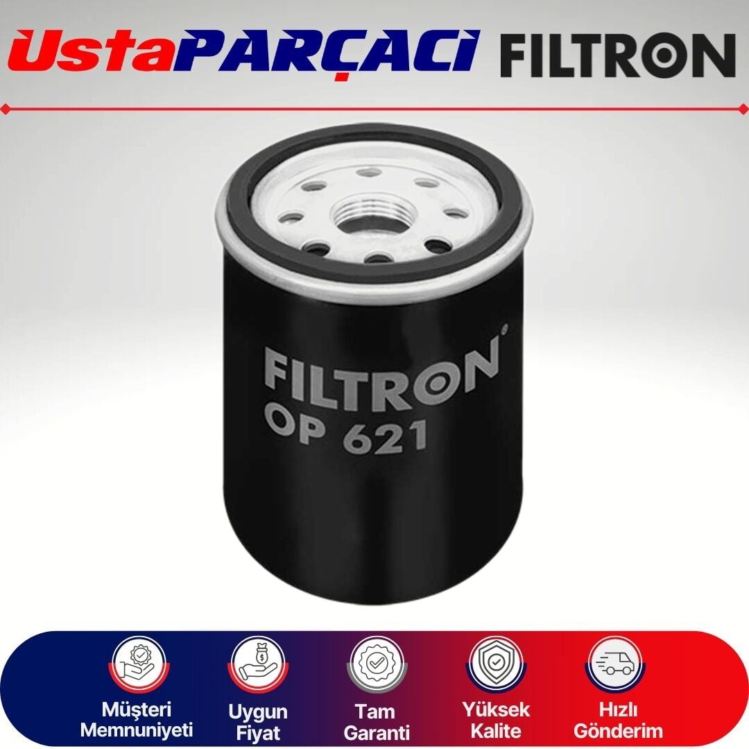 Filtron Suzuki Vitara 1.6 Benzinli Yağ Filtresi 1988-2005 OP621 311159A1
