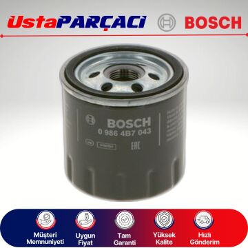 Bosch Yağ Filtresi 09864B7043 PM043 152089599R