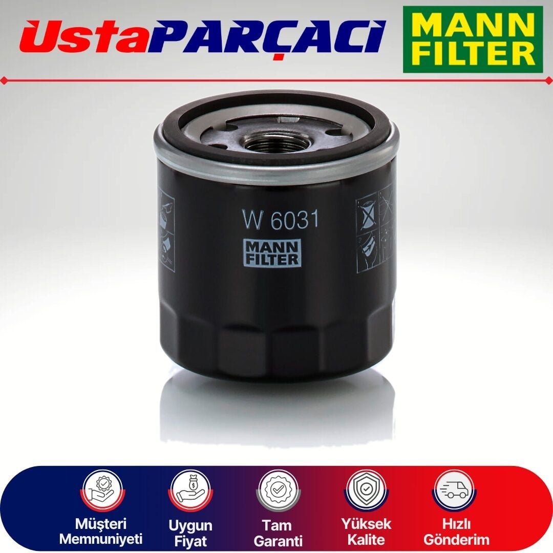 Mann-Filter Toyota Corolla E21 1.8 Hybrid 2019-2025 W6031 9091510009