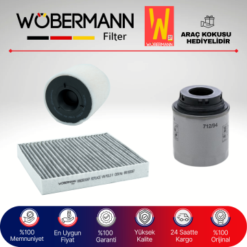Wöbermann Seat Toledo 1.2 Tsi Filtre Bakım Seti 2012-2015 3KP CBZ