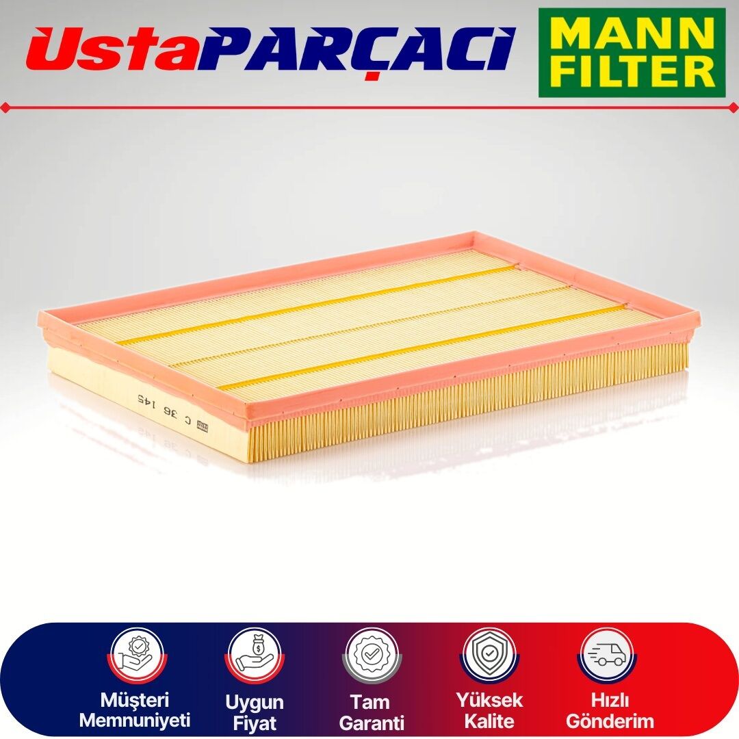 Mann-Filter BMW X5 E70 30Si Benzinli Hava Filtresi 2007-2010 C36145 13717548888