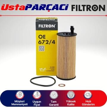 Filtron Toyota Avensis 1.6 D-4D Dizel Yağ Filtresi 2015-2018 OE672/4 11428507683