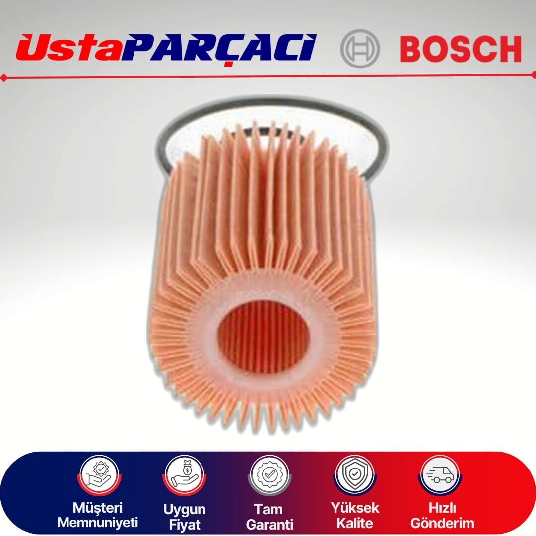 Bosch Toyota Rav4 2.2 D4D Dizel Yağ Filtresi 2006-2012 09864B7014 09864B7082 PM082 415226010