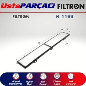 BMW 1 Serisi E87 Standart Polen Filtresi 2004-2011 K1169