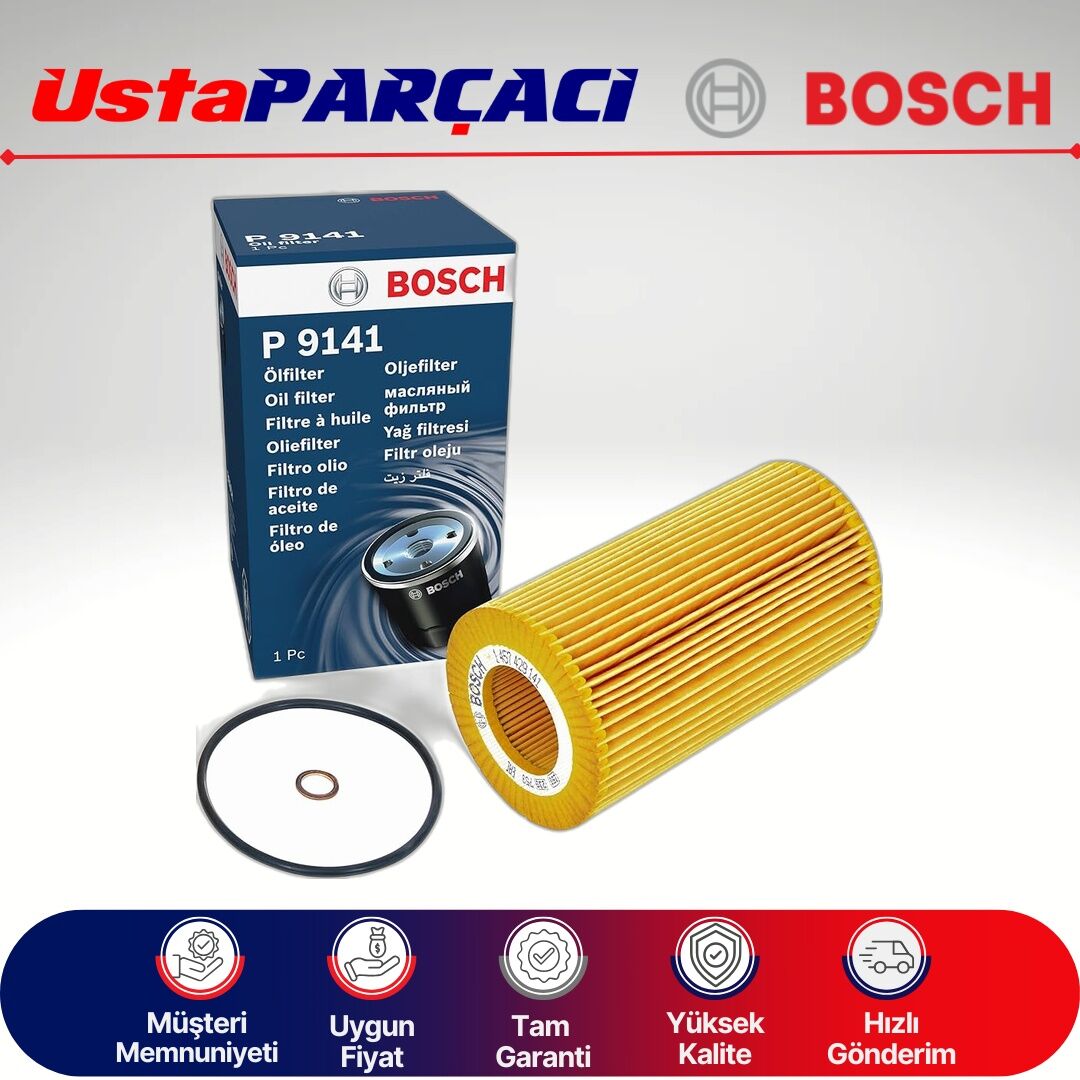Bosch Yağ Filtresi 1457429141 P9141 11427510717