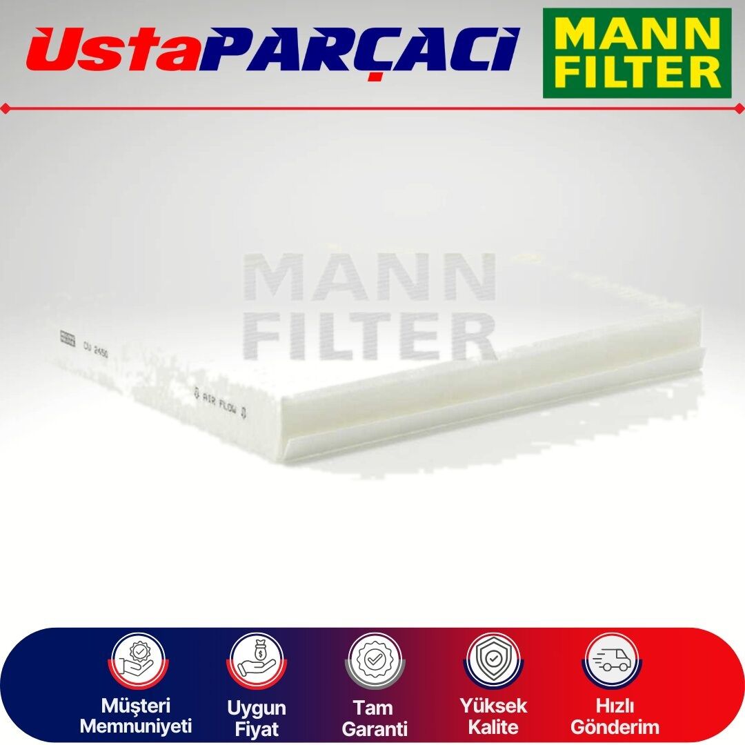 Mann-Filter Audi Q5 Standart Polen Filtresi 2009-2016 CU2450 8K0819439