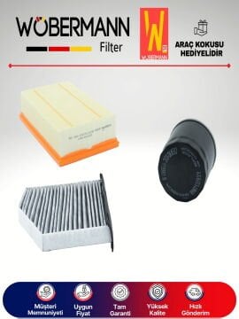 Wöbermann Skoda Octavia 1.4 Tsi KARBONLU Filtre Bakım Seti 2010-2012 3KP CAX