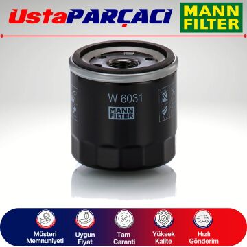 Mann-Filter Toyota Rav4 2.5 Hybrid Yağ Filtresi 2019-2024 W6031 9091510009