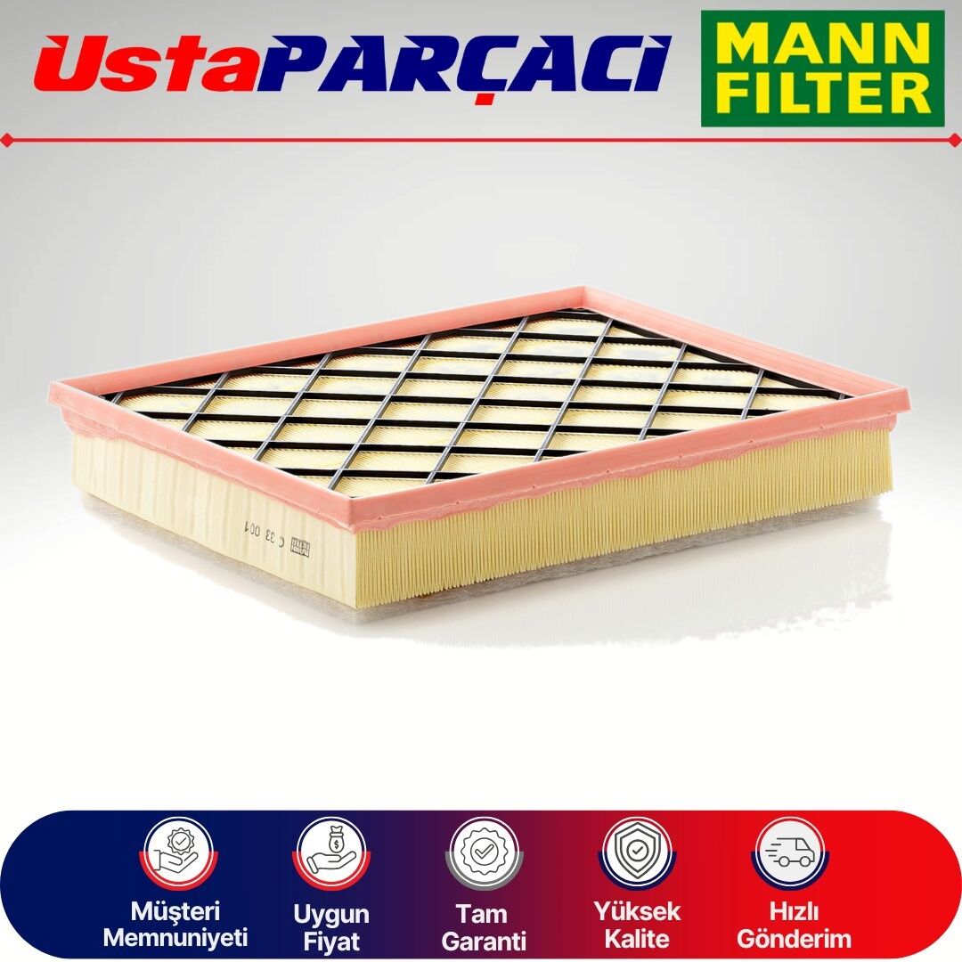 Mann-Filter BMW X6 E71 30D 245HP N57 Dizel Hava Filtresi 2010-2013 C33001 13717798342