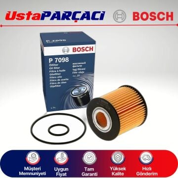 Bosch Toyota Urban Cruiser 1.4 D4D Yağ Filtresi 2010-2013 F026407098 P7098 041520V010
