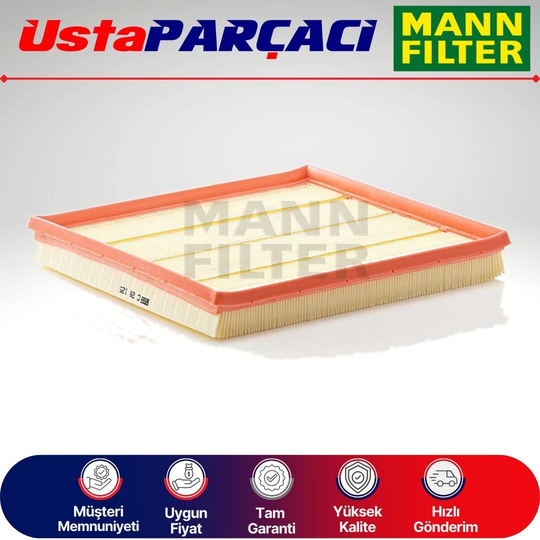 Mann-Filter BMW X6 E71 35İ Benzinli Hava Filtresi 2008-2013 C28125 13717571355