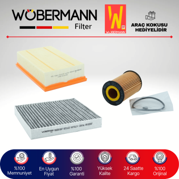 Wöbermann Skoda Octavia 1.6 Tdi Filtre Bakım Seti 2013-2019 3KP CRKB-CXXB-DBKA
