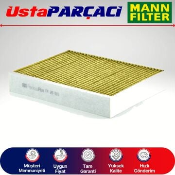 Mann-Filter BMW 1 Serisi F20 Anti-Alerjen Karbonlu Polen Filtresi 2012-2019 FP25001 64119237554