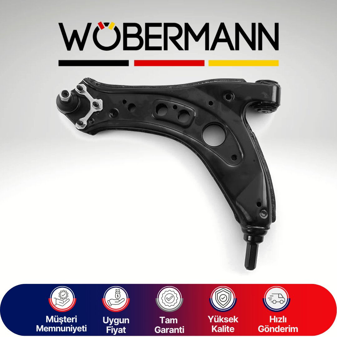 Wöbermann Polo 02- - İbiza 4 2002-2009 - Fabia 99- - Cordoba 2002-2009 - Roomster 2006-2010 Salıncak Rotilli Sol 6Q0407151D