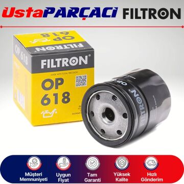 Filtron Toyota Corolla 1.4 D-4D Dizel Yağ Filtresi 2006-2007 OP618 11427791059