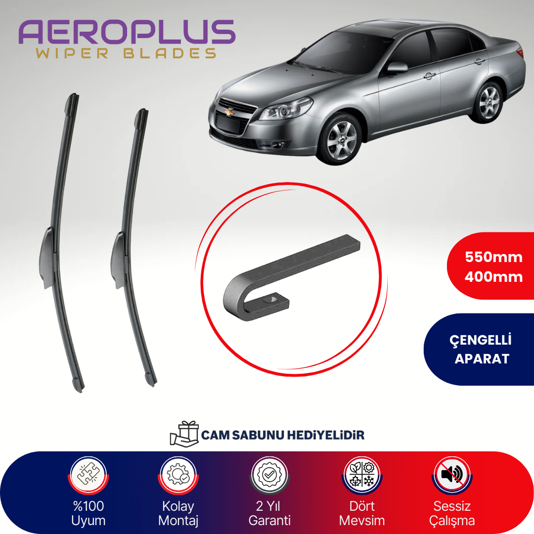 Aeroplus Chevrolet Epica 2006-2011 Muz Silecek Takımı