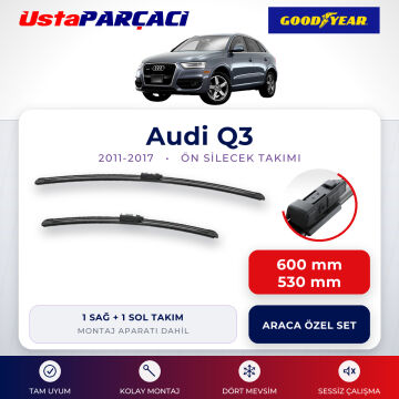 Goodyear Audi Q3 2011-2017 Muz Silecek Takımı