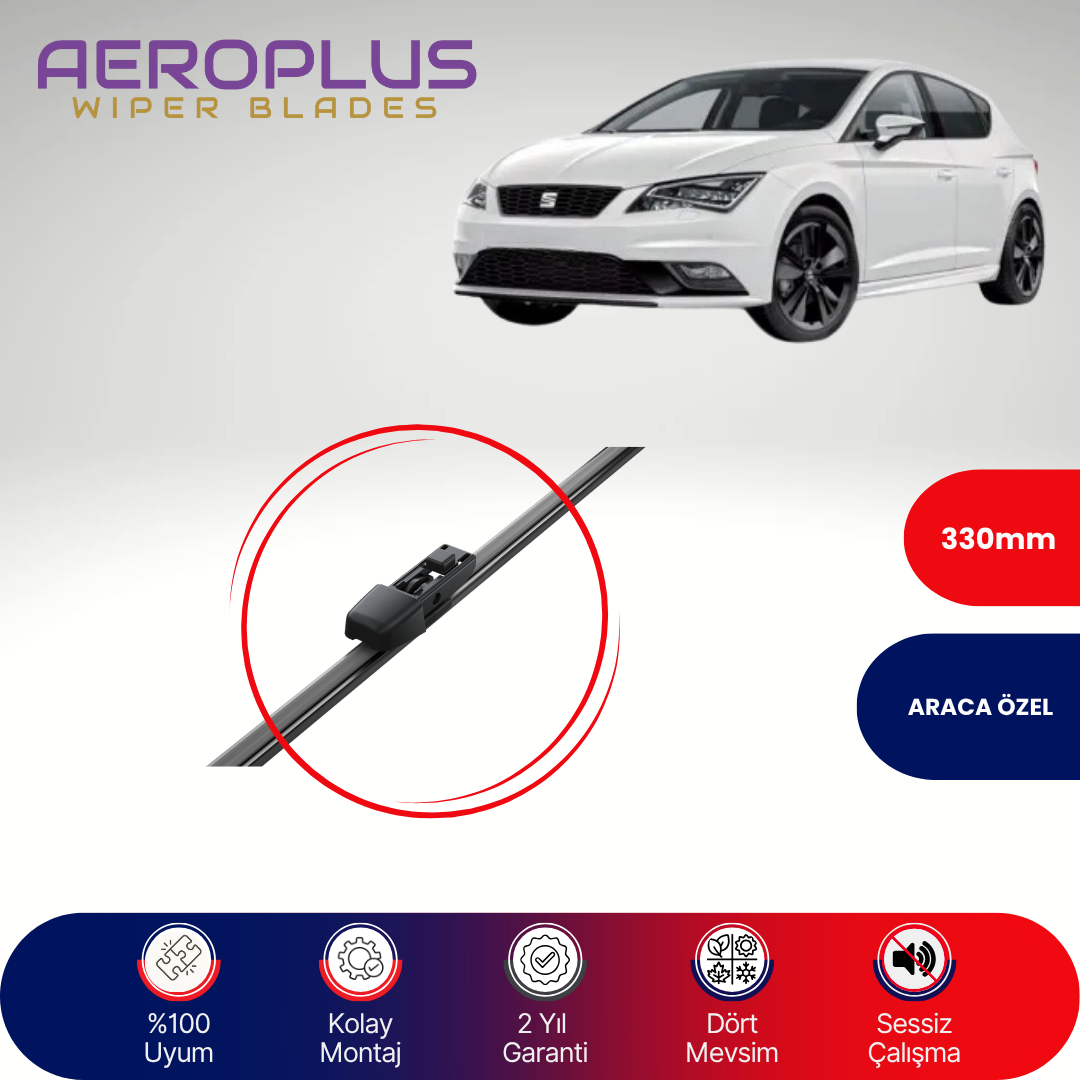 Aeroplus Seat Leon 3 2012-2020 Arka Silecek