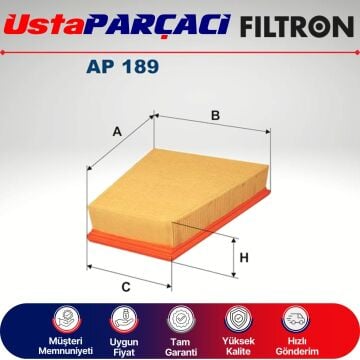 Filtron VW Polo 1.2 Hava Filtresi 2011-2014 AP189 5JF129620