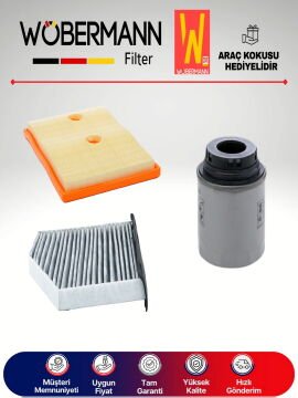 Wöbermann Skoda Yeti 1.4 Tsi KARBONLU Filtre Bakım Seti 2015-2018 3KP CYV-CZC-CZD