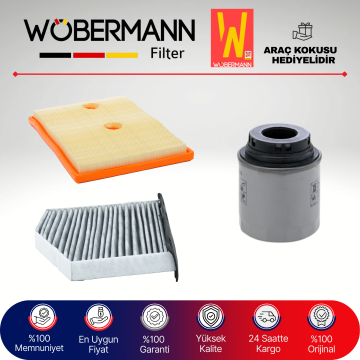 Wöbermann Skoda Yeti 1.4 Tsi Filtre Bakım Seti 2015-2018 3KP CYV-CZC-CZD
