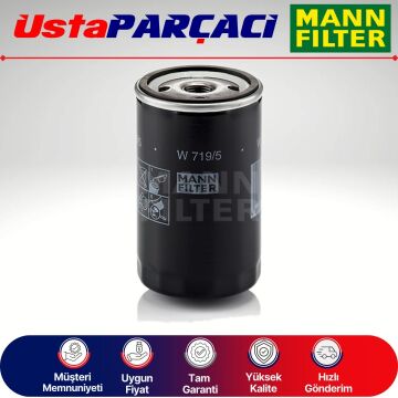 Mann-Filter Audi A4 (B5) 1.6 Benzinli Yağ Filtresi 1996-2001 W719/5 028115351