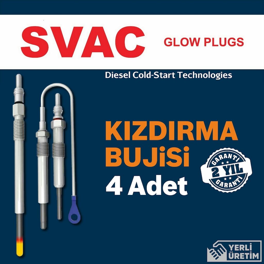 SVAC Citroen Nemo 1.3 HDi 2010-2020 Kızdırma Bujisi 4ADET