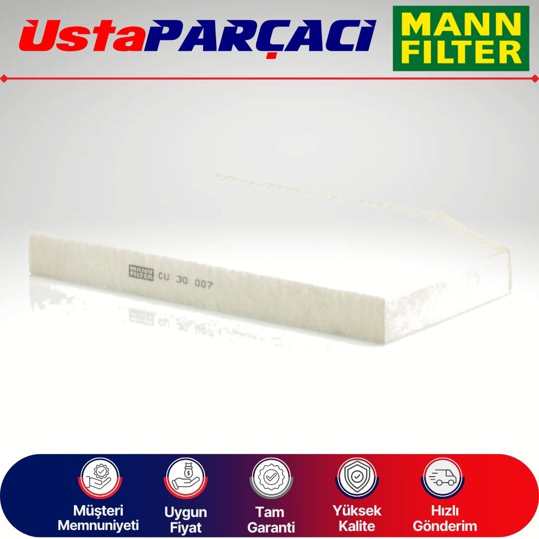 Mann-Filter BMW 3 Serisi G20 Standart Polen Filtresi 2019-2024 CU30007 64119382885