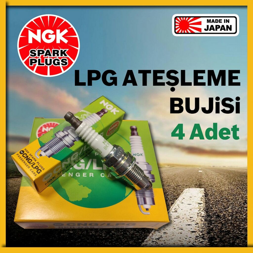NGK Opel Corsa 1.6 i 16V 1997-2002 LPG Buji 4 Adet
